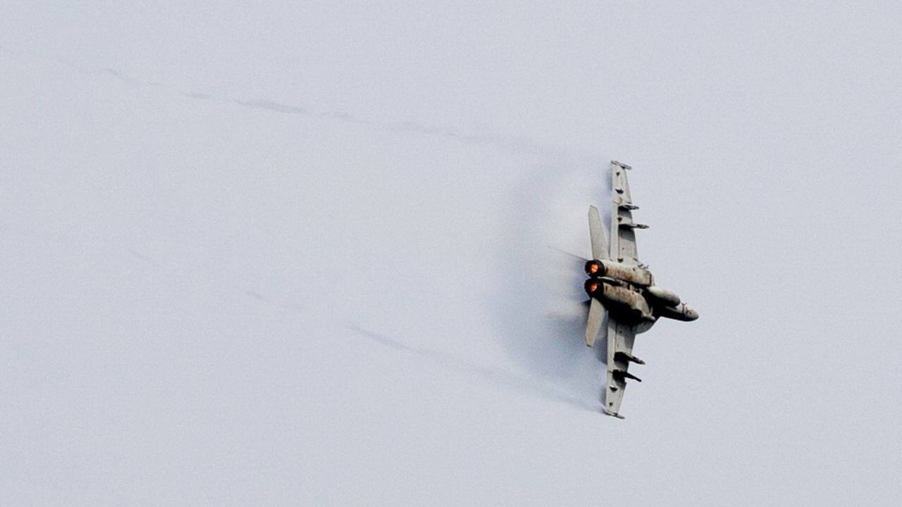 It said production of the F/A-18 jet, which debuted in 1983, could be extended until 2027 if the Super Hornet is selected by the Indian Navy for its future fighter. (Source: Reuters)