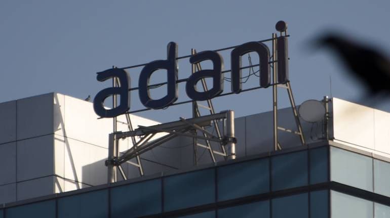 Signage of Adani Group in Mumbai (Image: Indranil Aditya/Bloomberg)