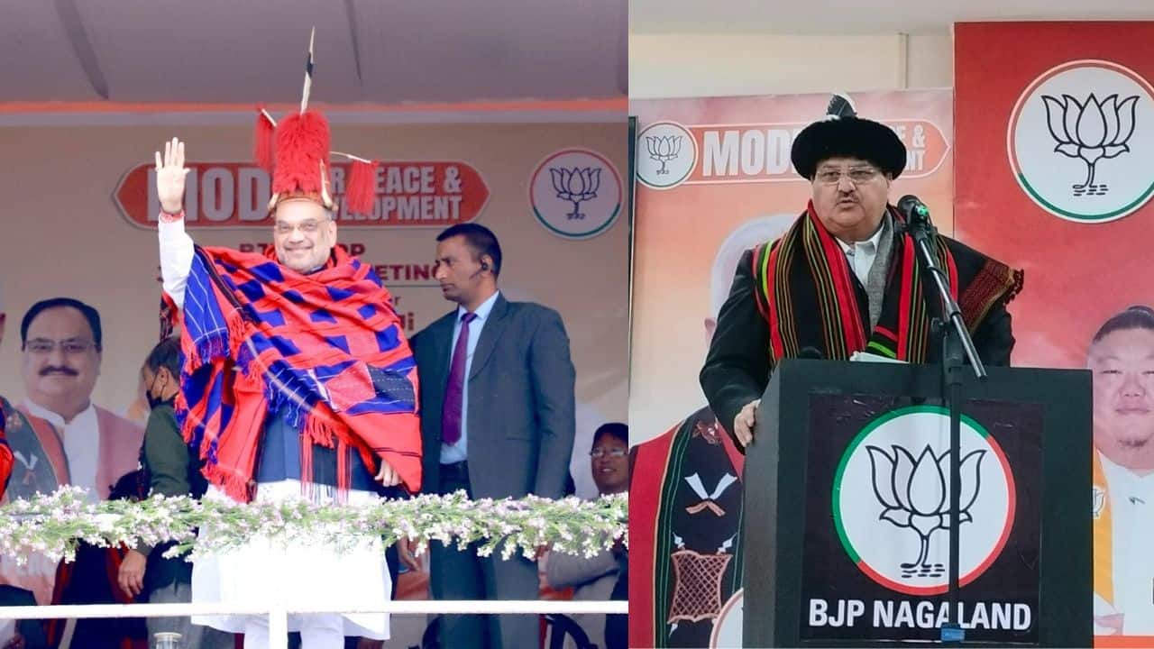 BJP president J P Nadda and Union Home Minister Amit Shah addressed election rallies in Nagaland over the past one week.