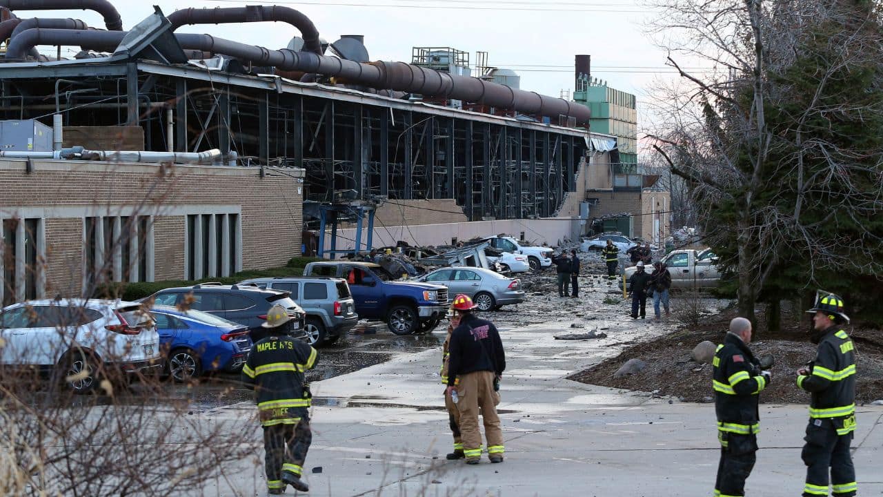 Blast at Ohio factory scatters molten debris, starts fire; take a look