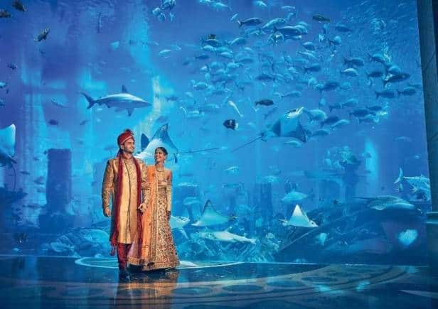A wedding at Atlantis, The Palm, Dubai