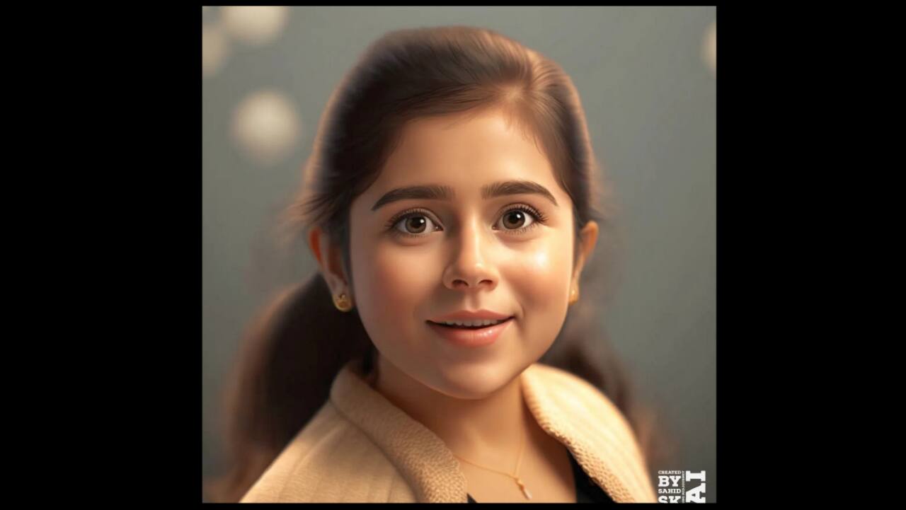 Mama Earth founder Ghazal Alagh’s portrait. (Image: @sahixd/Instagram)