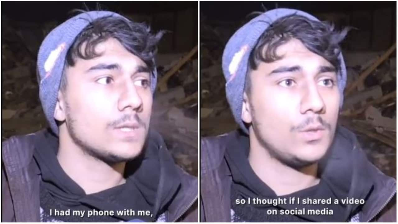 Student trapped under debris in Turkey shares location on WhatsApp, rescued. Watch