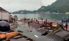 Earthquake in Indonesia: Water-front restaurant falls into sea, kills 4. Video