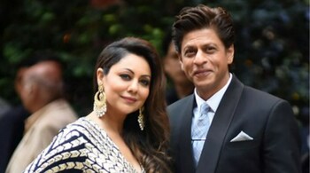 Bollywood superstar Shah Rukh Khan and Gauri Khan