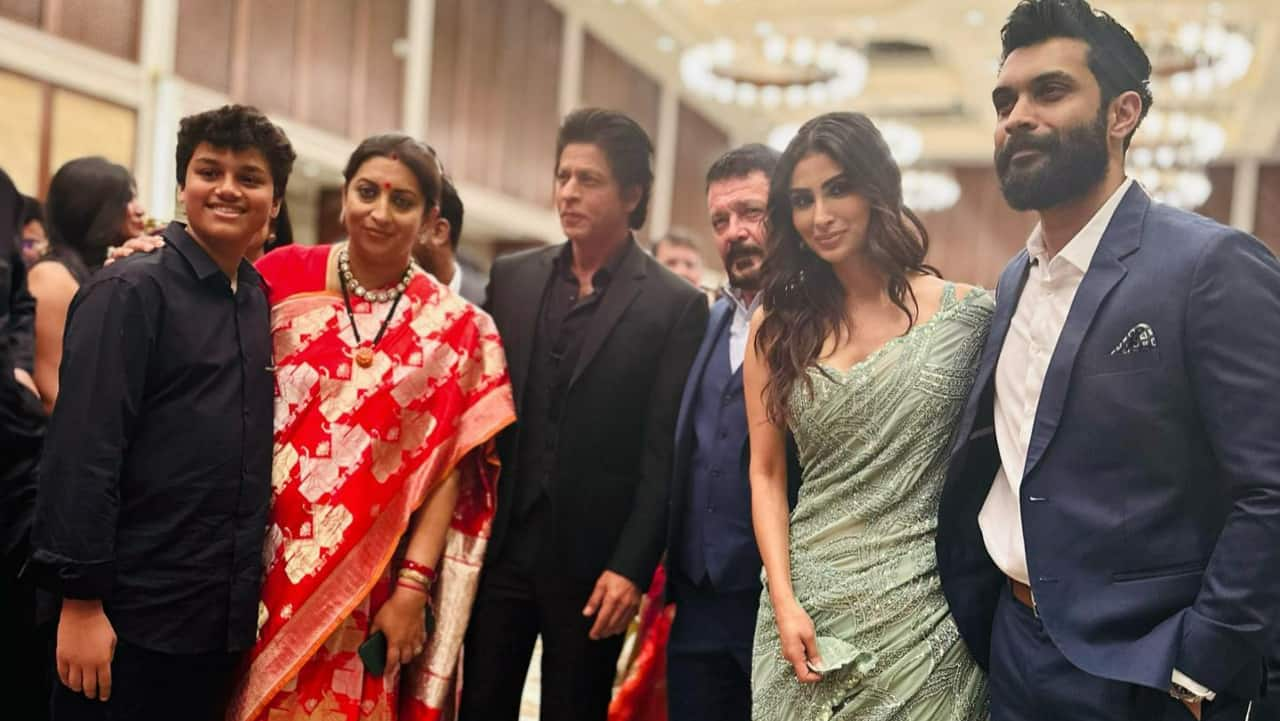 In pics: Shah Rukh Khan and other celebs at Smriti Irani’s daughter’s ...