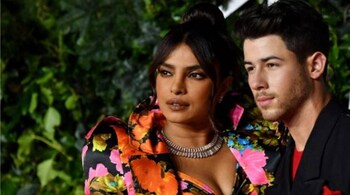 Priyanka Chopra was attending the Jonas Brothers’ Las Vegas concert on Sunday.