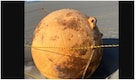 Mysterious iron ball washes up on Japan beach. Watch