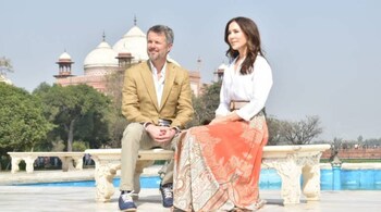 Denmark's crown prince Frederik André Henrik Christian and Crown Princess Mary Elizabeth )Image credit: District Information Department)