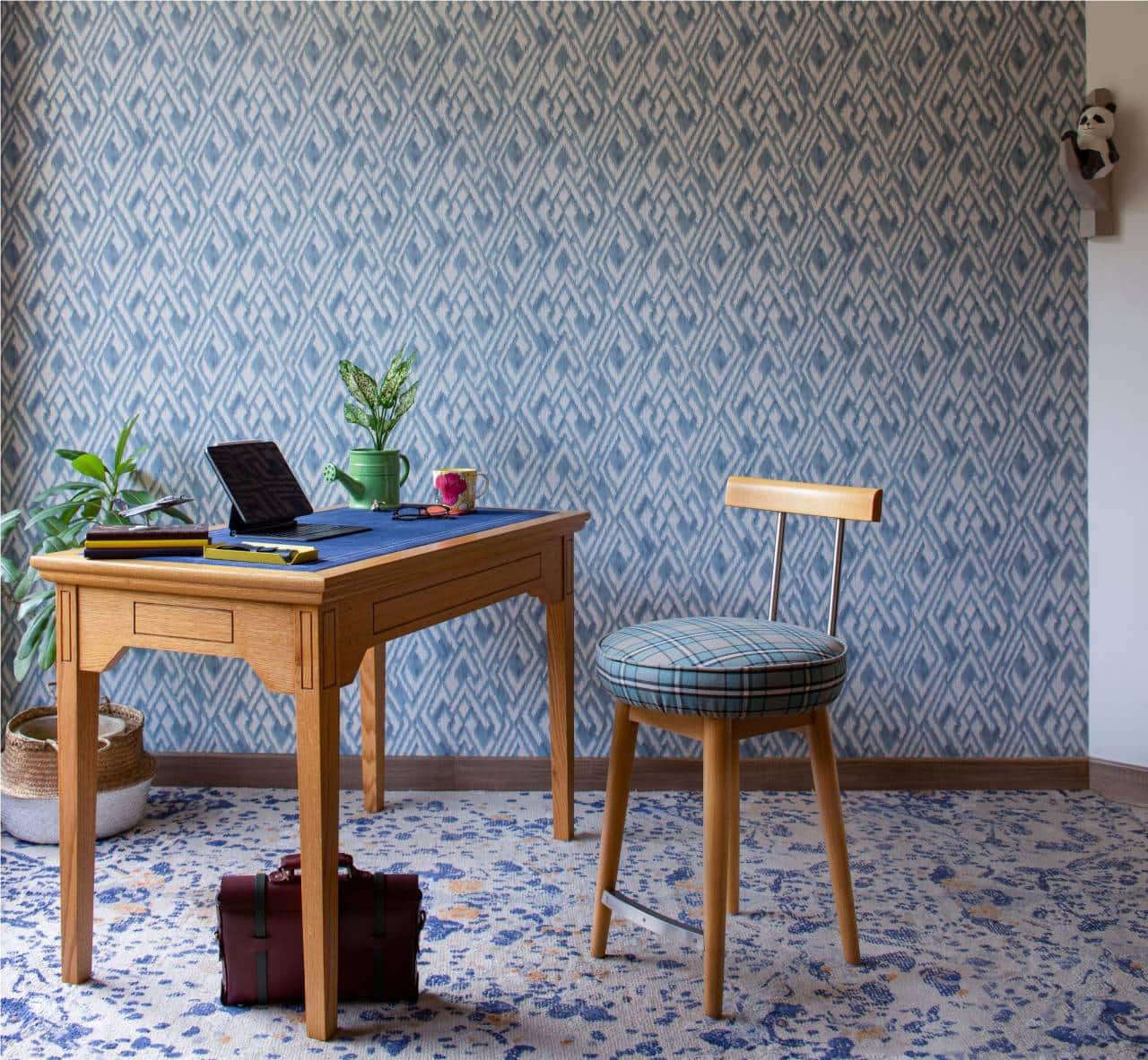 Get interiors buzzing with lines crosses and spots Pic courtesy The Works Interiors