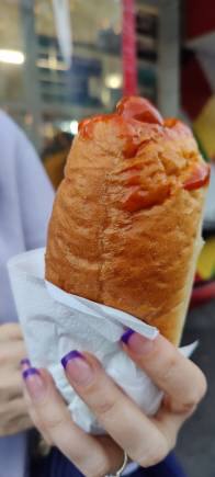Kertwurst from Alain's Snack Shop In Berlin (Photo by Kalpana Sundar)