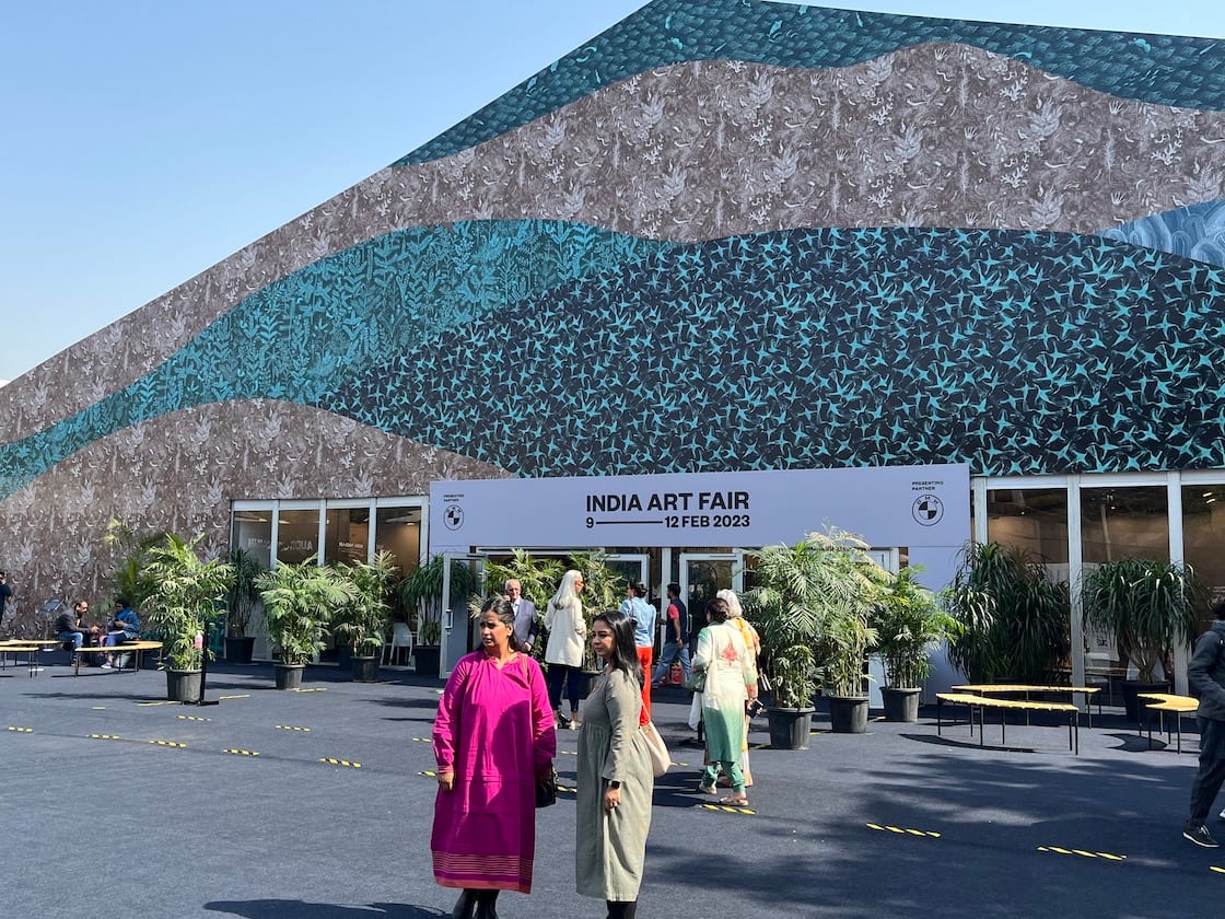 Indian Art Fair 2023 Which Opened On February 9 On The NSIC Grounds In Okhla Delhi Will Be Open To The Public During The Weekend Photo By Faizal Khan 