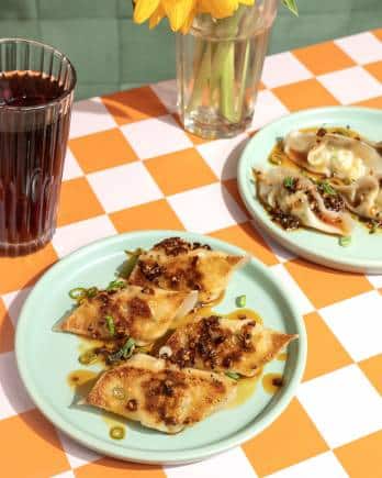 Morning Momos at Veronica's.
