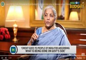 FM Nirmala Sitharaman interview | New tax regime the future, old tax regime to stay