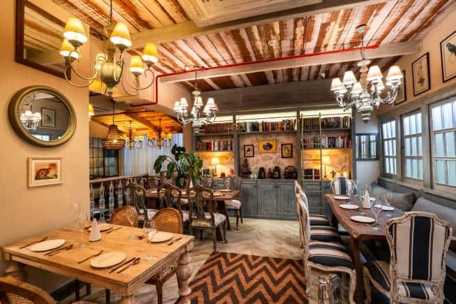 The interiors at Shy, Mumbai.