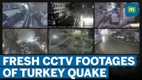 Turkey Earthquake: CCTV footages of buildings collapsing, ground shaking, people running