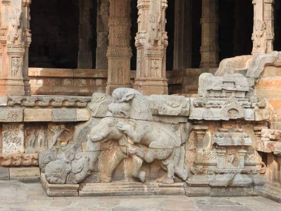 The chariot at Airavatesvara temple at Darasuram. (Photo: Bindu Gopal Rao)