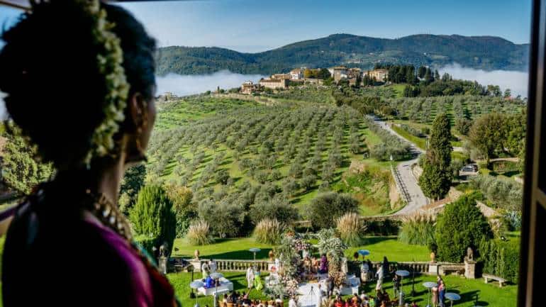 A Tuscan wedding