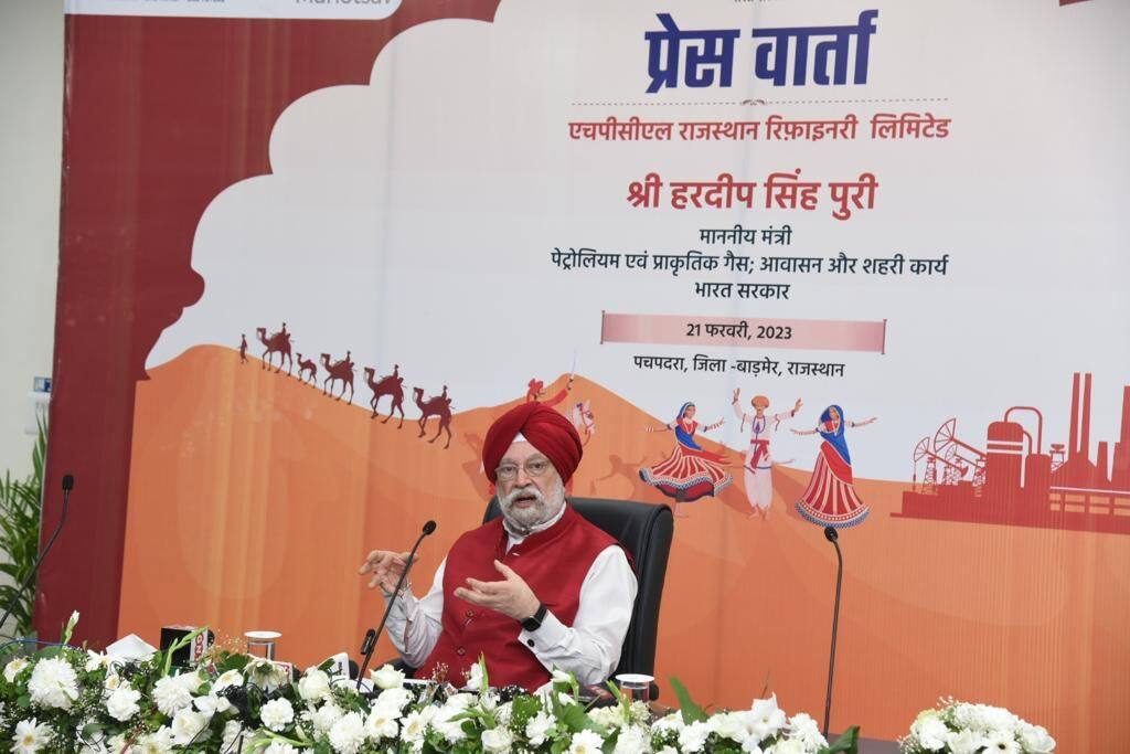 Rajasthan’s Barmer refinery to process 9 MMTPA of crude: Oil Minister Rajasthan’s Barmer refinery to process 9 MMTPA of crude: Oil Minister