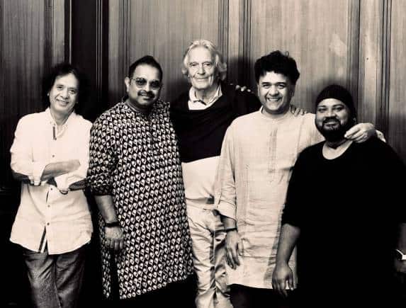 The band Shakti, which completed 50 years in 2023. (Photo courtesy Shankar Mahadevan)