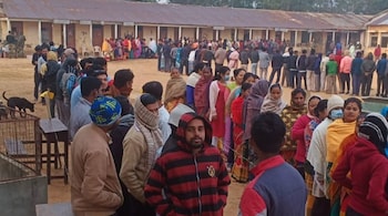 Tripura is witnessing a three-corner contest in its assembly elections. (Source: Twitter/@SpokespersonECI)