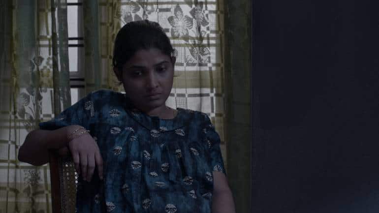 Divya Prabha in a still from 'Family'.