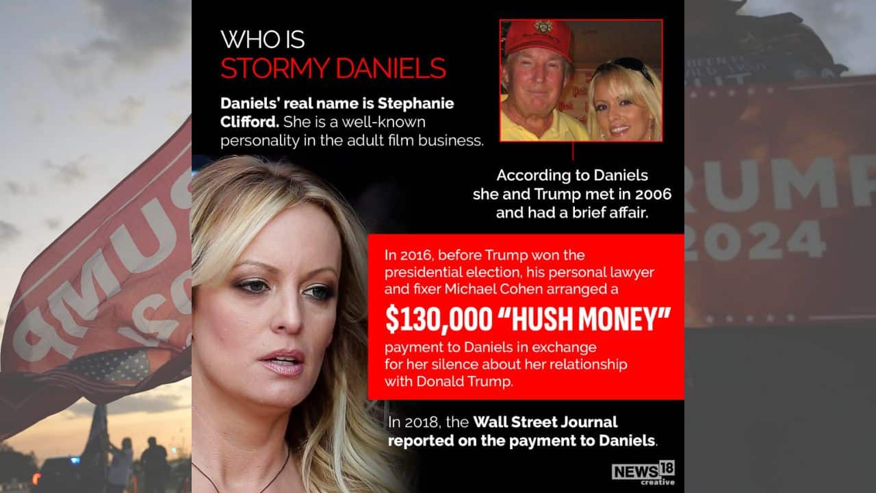 Daniel’s real name is Stephanie Clifford. She is a well-known personality in the adult film business. In 2016, before Trump won the presidential election, his personal lawyer and fixer Michael Cohen arranged a $130,000 “hush money” payment to Daniels in exchange for her silence about her relationship with Donald Trump.
