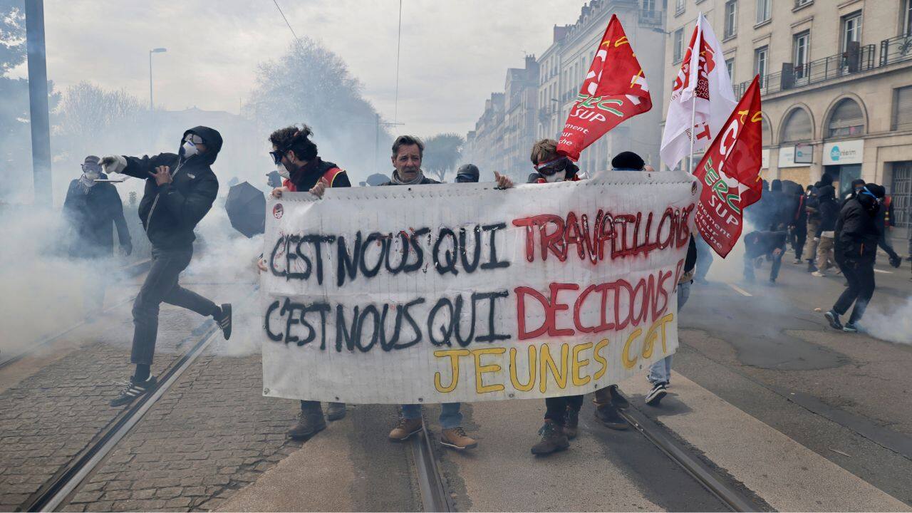 Prime Minister Elisabeth Borne reportedly offered to receive the eight unions organizing the protests. Berger, head of the moderate CFDT, said he agreed, French media reported. It was not clear whether other unions backed that stance. (Source: AP)