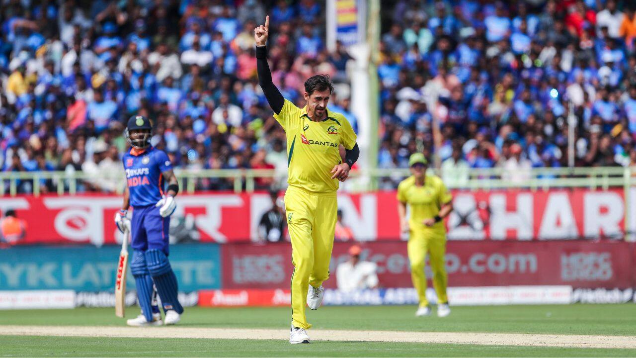 It was Starc’s ninth five-wicket haul in 109 ODI innings, the joint-most for an Australia bowler along with Brett Lee (217 innings). He was named player of the match for his efforts. In reply, Australia wasted little time in finishing things off. It raced to the finish line in just 11 overs as India gave up any hope of a fight back. (Image: AP)