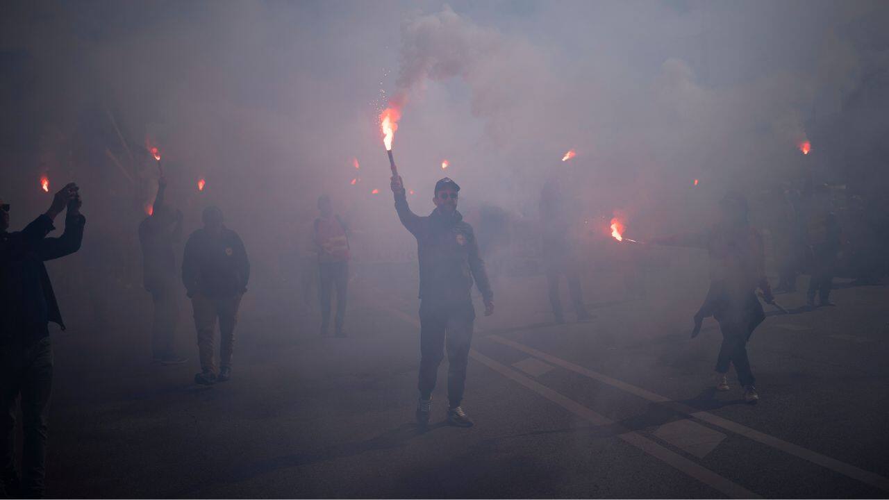 The latest round of protests prompted Macron to indefinitely postpone a planned state visit this week by King Charles III. Government spokesman Olivier Veran insisted, however, that France remains a welcoming place for all non-royal visitors. “Life goes on,” he said. (Source: AP)