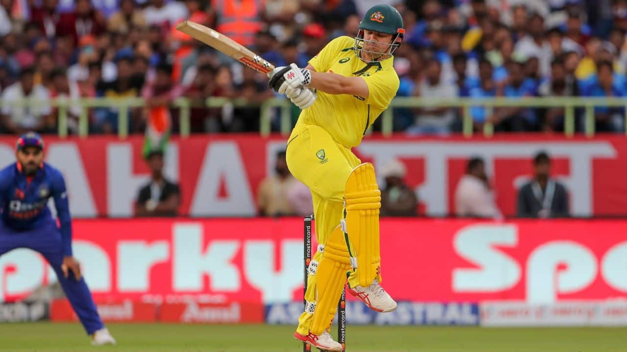 At the other end, Head hit 10 fours to reach 50 off 29 balls, finishing unbeaten on 51 runs off 30 balls. Their 100-run stand came off only 53 balls as the crowd was forced to endure a lop-sided game resulting in a dominant Australian win. The third ODI will be played in Chennai on March 22. (Image: AP)