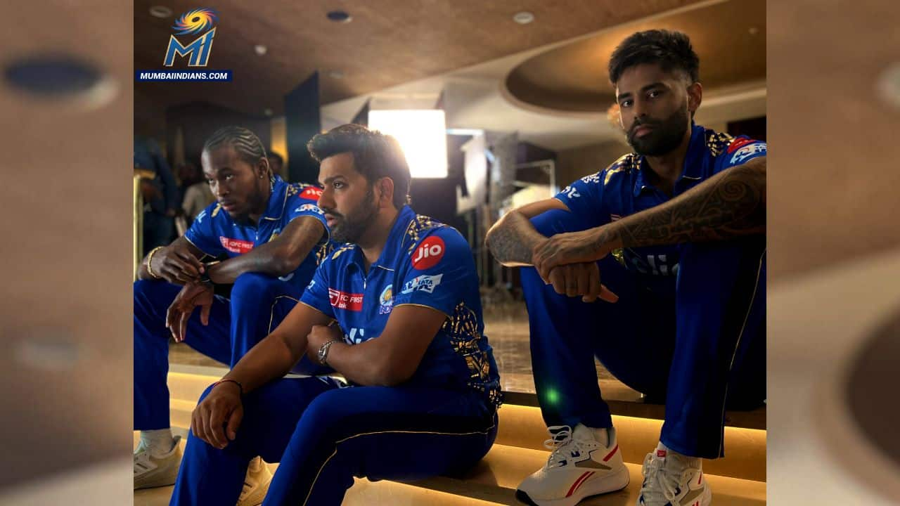 2023 Mumbai Indians Official IPL Match Player Jersey