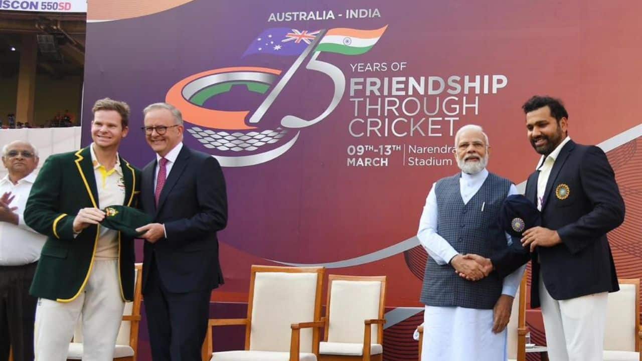Narendra Modi, Anthony Albanese watch India-Australia 4th Test at Ahmedabad  stadium