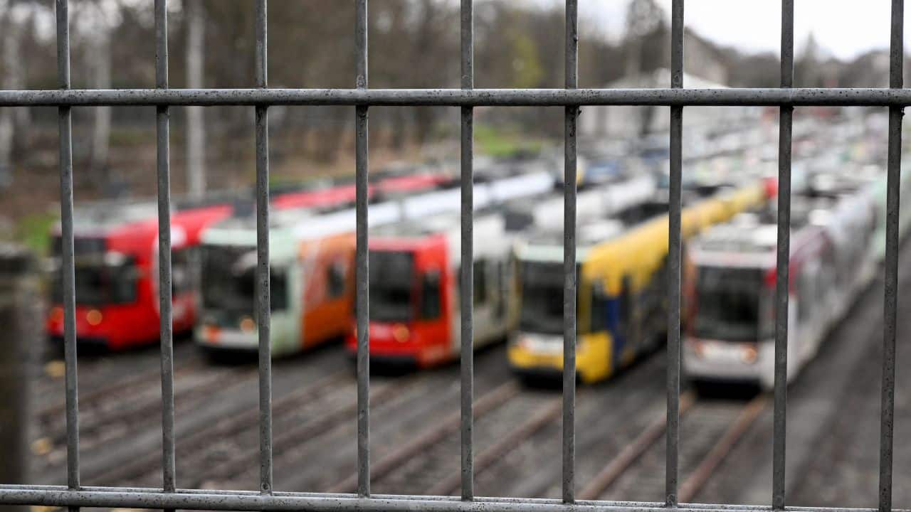 Germany’s union strife pales in comparison with protests against President Emmanuel Macron's pension reforms in France which have sparked the worst street violence in years. (Source: Reuters)