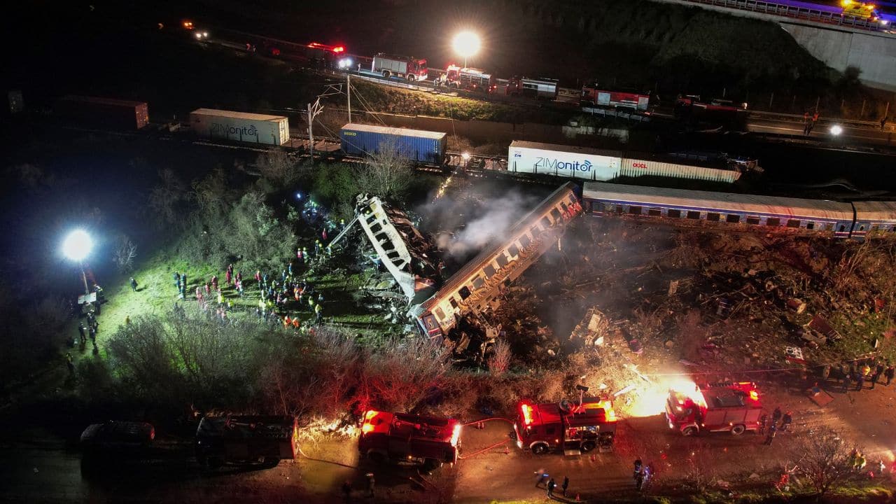 At least 36 killed as trains collide in Greece
