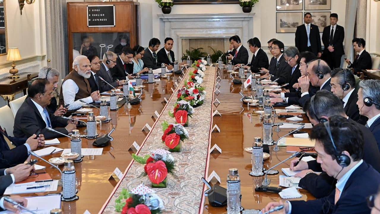 Japan PM Fumio Kishida meets PM Narendra Modi in Delhi for bilateral ...