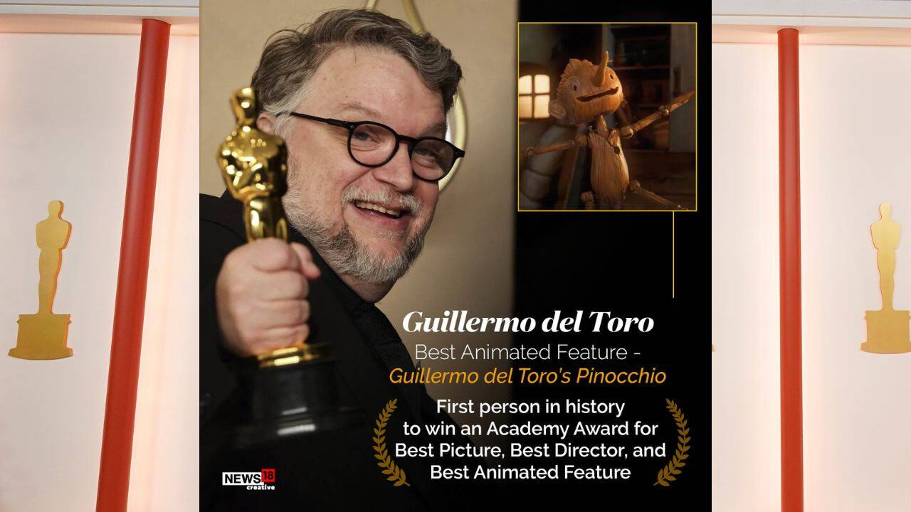 Guillermo del Toro becomes the first person in history to win an Academy Award for best picture, best director, and best animated feature. Mexican director del Toro triumphed with his macabre reimagining of Pinocchio's adventures, now set in 1930s Italy. (With inputs from agencies)