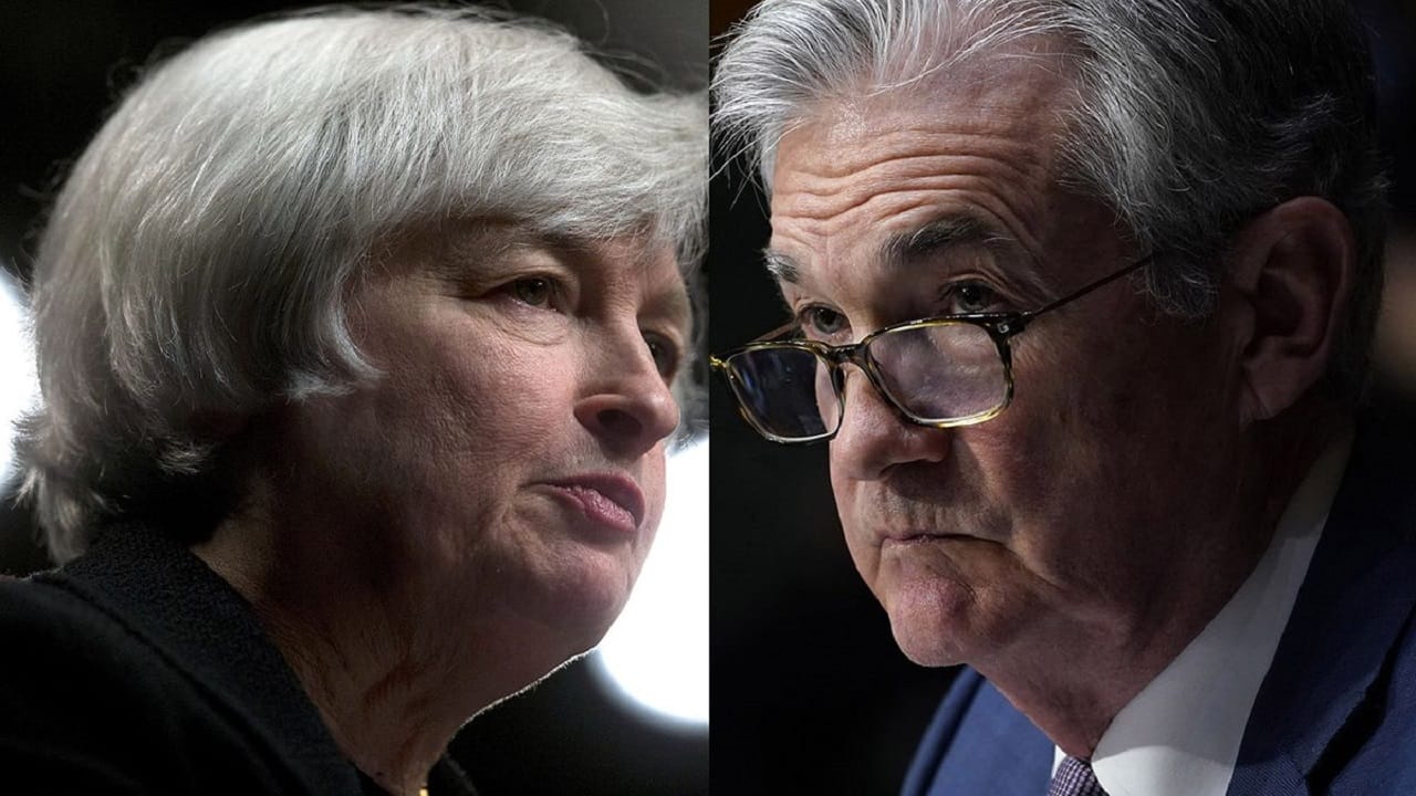 Differing Jerome Powell and Janet Yellen messages were a lot for the stock market to digest