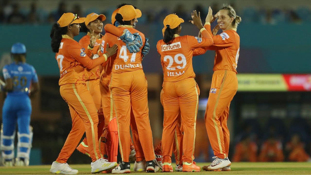 Hayley Matthews made up for her failure with the bat to return with 4-0-24-3. (Image: WPL T20)