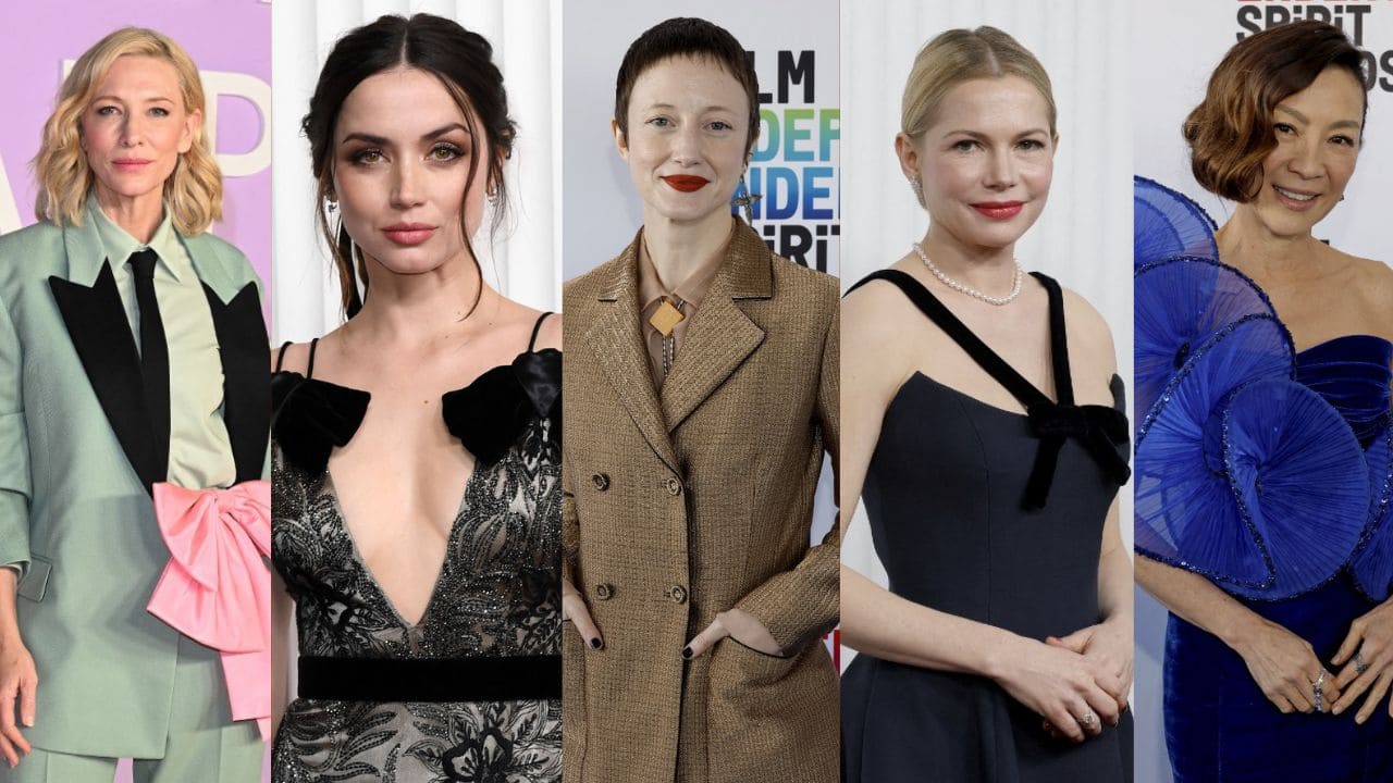 Best actress | Cate Blanchett, &quot;Tar&quot;, Ana de Armas, &quot;Blonde&quot;, Andrea Riseborough, &quot;To Leslie&quot;, Michelle Williams, &quot;The Fabelmans&quot;, Michelle Yeoh, &quot;Everything Everywhere All at Once&quot;