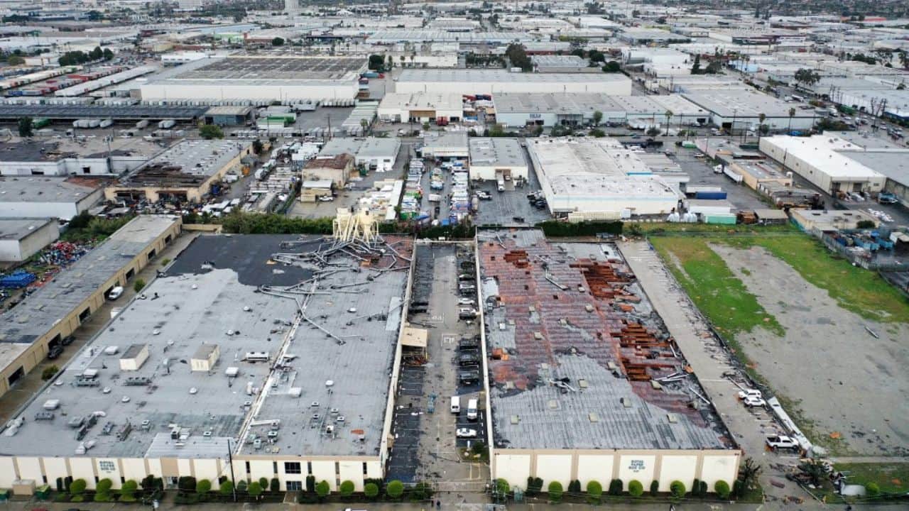 Tornado hits southern California as wild weather continues See Pics