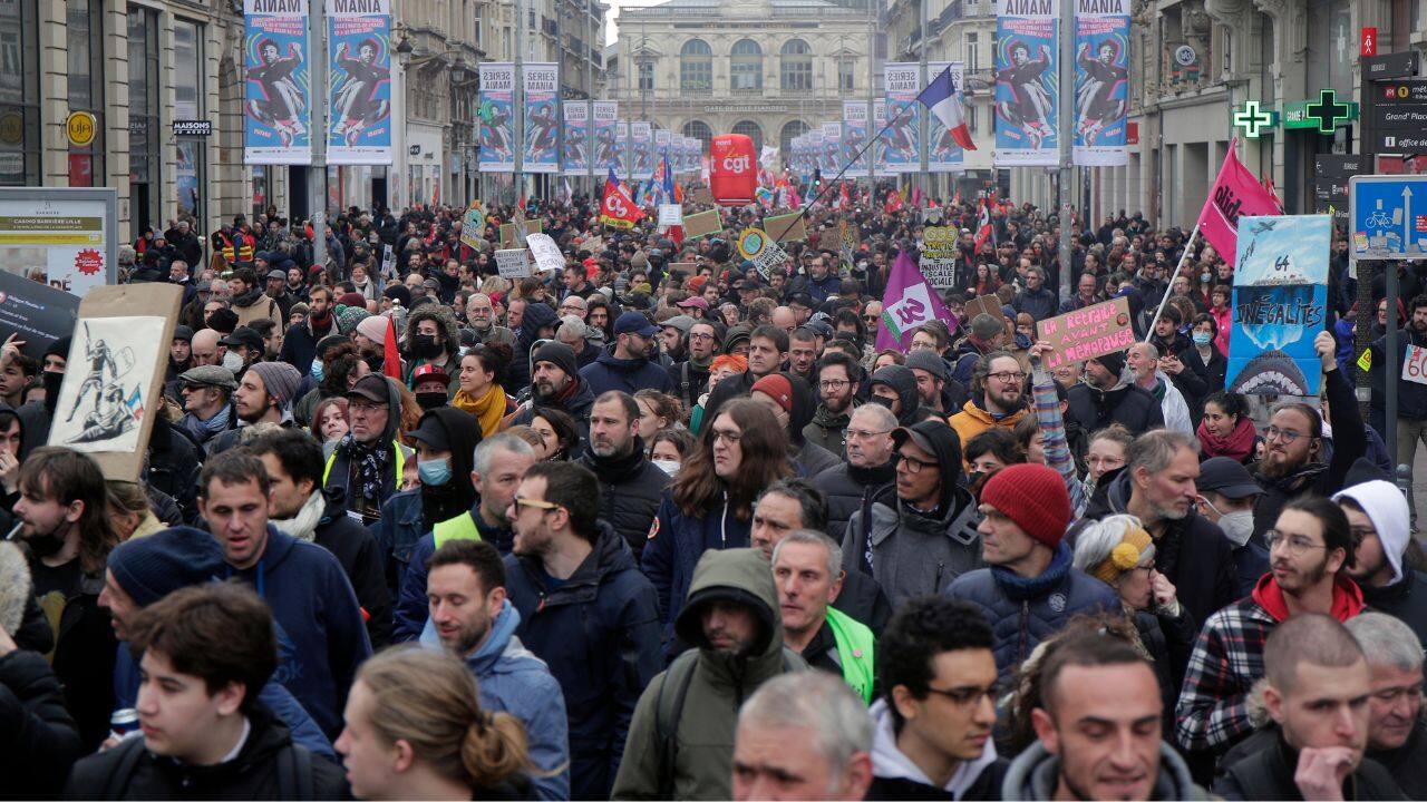 “Everybody is getting madder,” said Clément Saild, a train passenger at Paris' Gare de Lyon railway station, where tracks were temporarily invaded and blocked on March 28 by protesting workers. He said he supports the strikes despite their impact on transportation and other services. “I am 26, and I wonder if I will ever retire,” he said. (Source: AP)