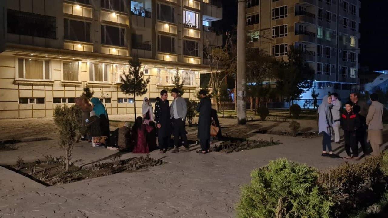 The United States Geological Survey said the magnitude 6.5 quake was centred near Jurm in northeastern Afghanistan, but the depth of 187 kilometres (116 miles) mitigated extensive damage. (Source: AFP)