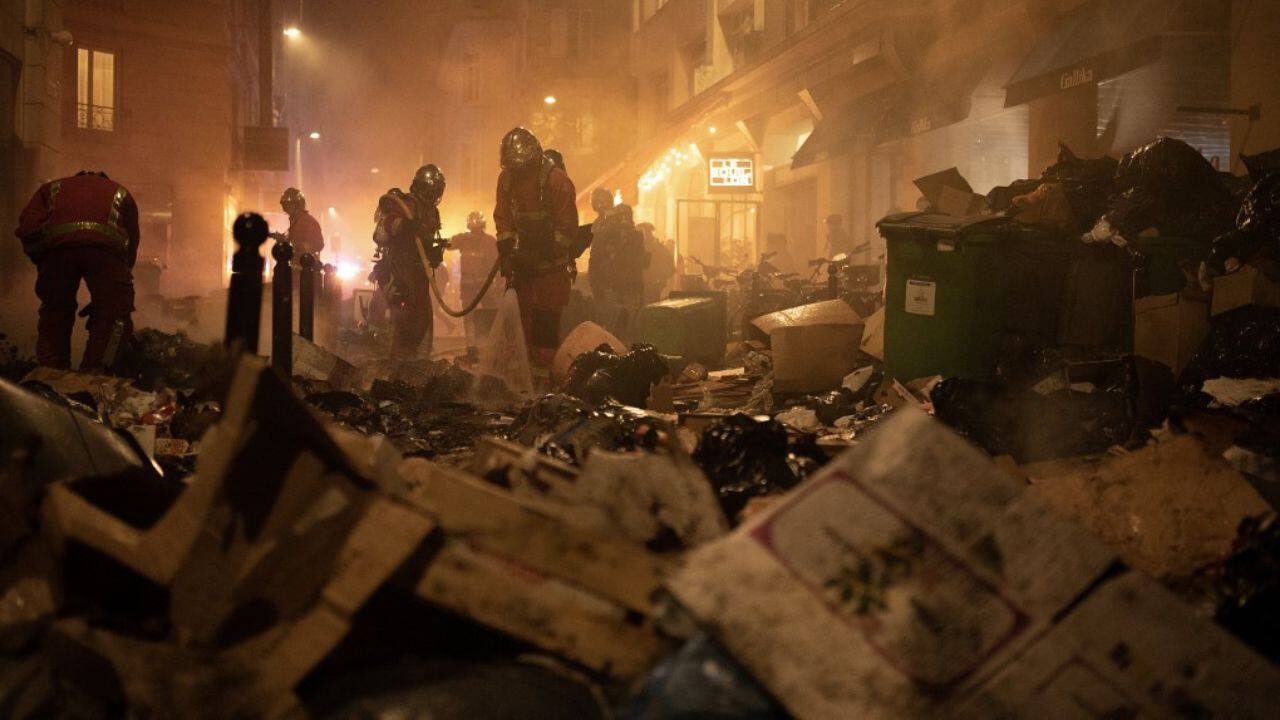 The uproar over the imposition of the reform -- which the government chose to push through without a parliamentary vote -- has turned into the biggest domestic crisis of Macron's second term in office. (Source: AFP)