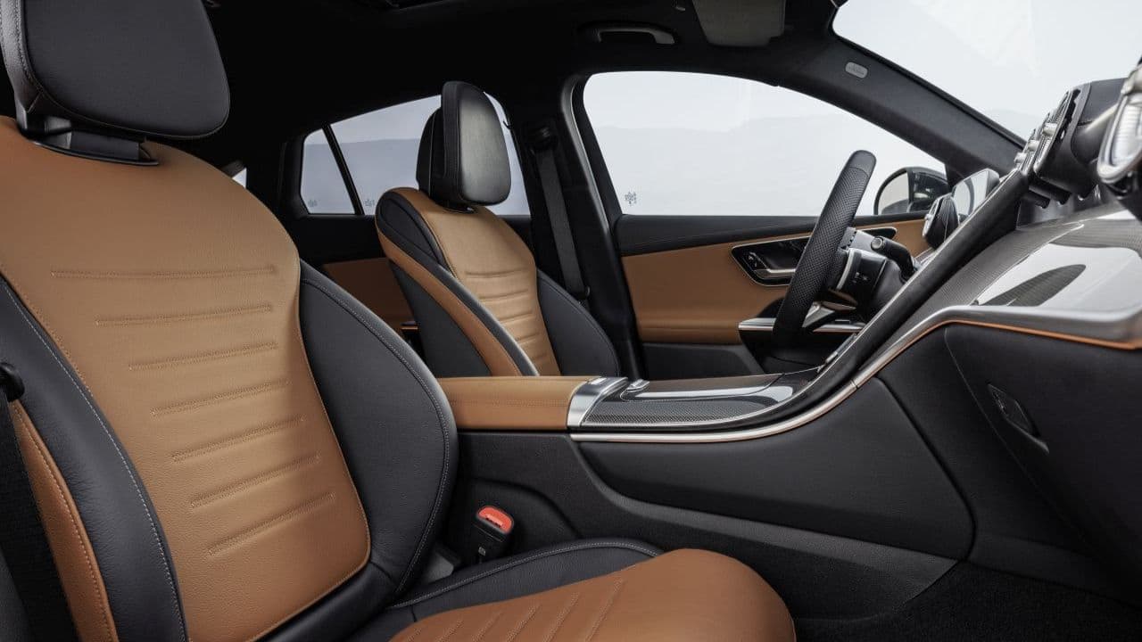 The interiors have also been done up with higher quality material. This, Mercedes says is to increase the perceived luxury for passengers in the car. MBUX comes as the car’s standard system in the infotainment section and audiophiles will be pleased to know that an optional Burmester surround sound system is also available, complete with 15 speakers, for a total output of 710 watts. Additionally, there is also a head-up display, a panoramic glass roof and a number of extras as optional features. (Image: Mercedes-Benz)