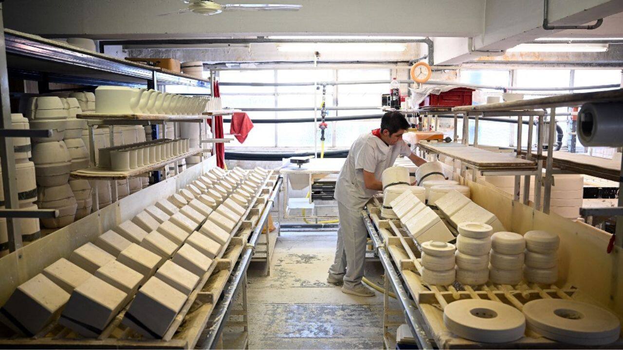 Design expert Simms said the style of the commemorative coronation range was meant to be &quot;bold&quot; and &quot;impactful&quot;. &quot;We wanted it to look very British and very sort of traditional.... Hopefully we've done something befitting of the king,&quot; he said. Simms hopes the firm's royal collection will be the start of a new era for the firm. (Source: AFP)