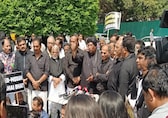 In Pics: Opposition wears black to protest against Rahul Gandhi's disqualification
