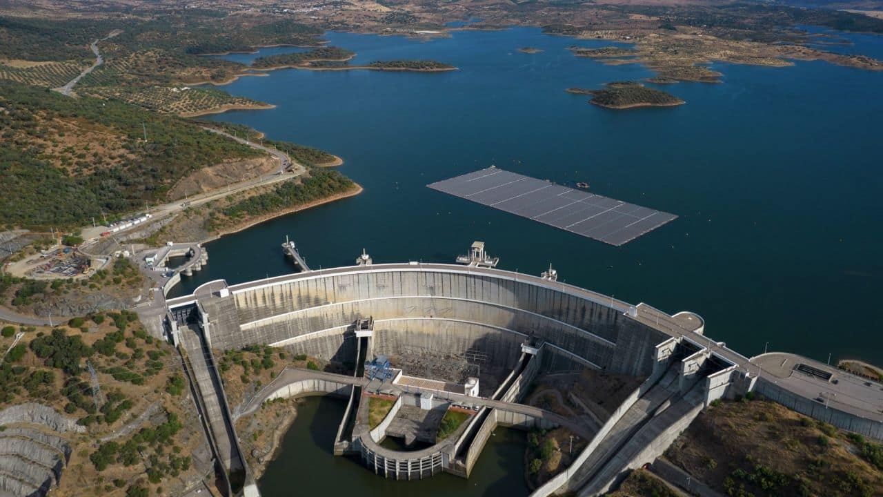 Floating solar can complement other renewable energy sources. Thailand’s hydro-floating solar hybrid system in the Sirindhorn Dam combines hydropower and floating solar, so it generates electricity in both sunny and cloudy conditions. Southeast Asian countries, including China and South Korea, invested early and heavily into floating solar. Europe is starting to catch on, too: The continent is now floating solar’s second largest market, according to researcher Wood Mackenzie. (Source: Bloomberg)