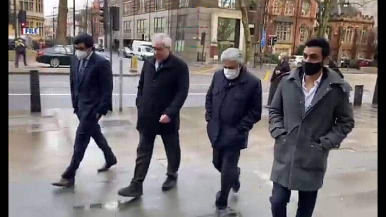 Arif Naqvi (second from right) in London. (Photo: Twitter)