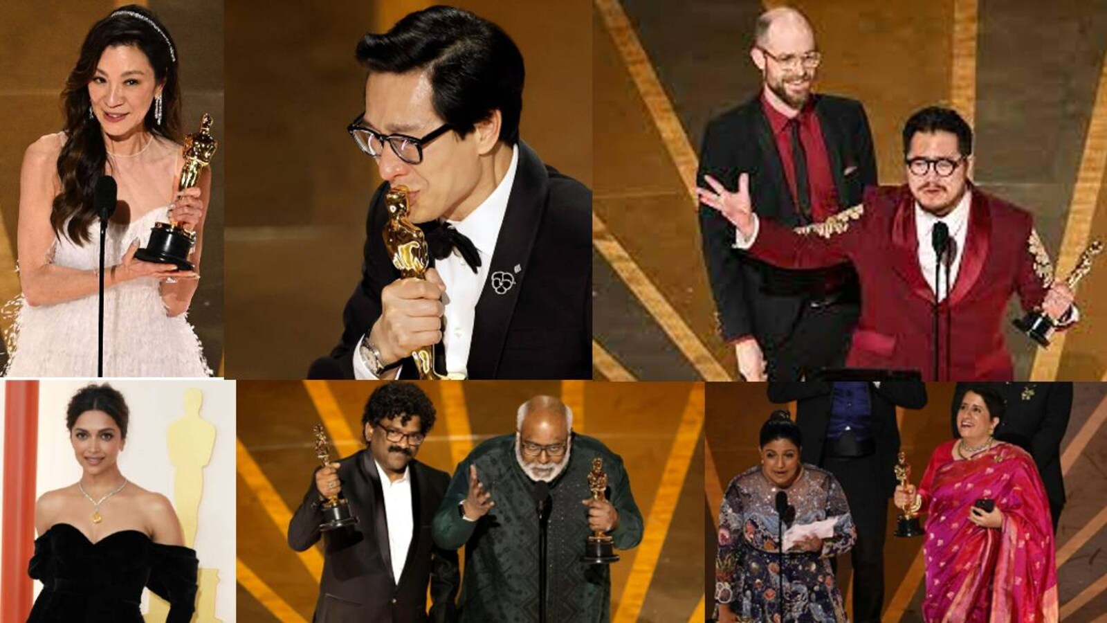 Oscars 2023: Deepika Padukone gets emotional as RRR wins Best Original Song  award for Naatu Naatu